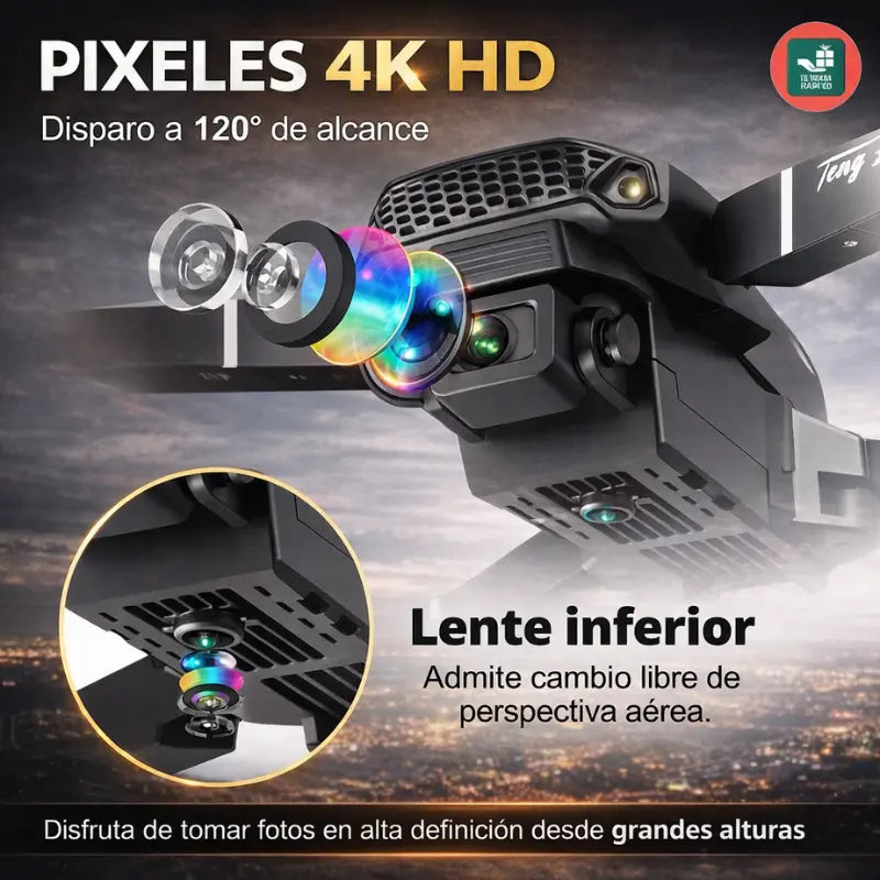 Drone W8 Pro Max Con Inteligencia Artificial + Gafas Virtual VR [ÚLTIMAS UNIDADES]